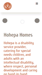 Mobile Screenshot of hohepa.com